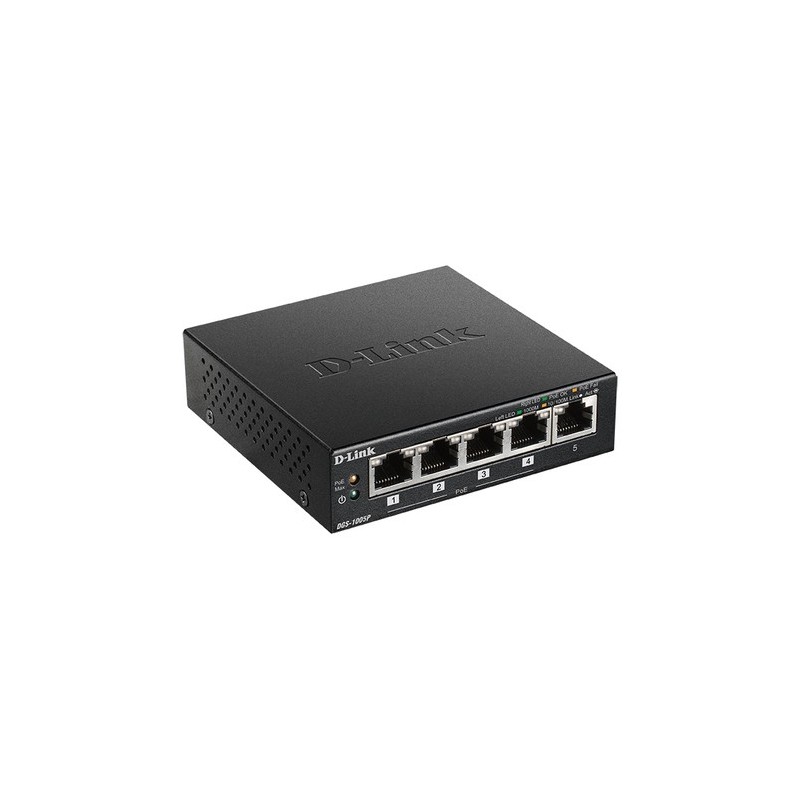 D-Link DGS-1005P switch di rete Non gestito L2 Gigabit Ethernet 10/1