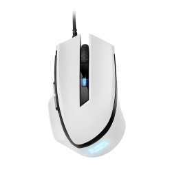 Mouse da gioco Sharkoon Shark Force II bianco ottico 6 tasti cabl