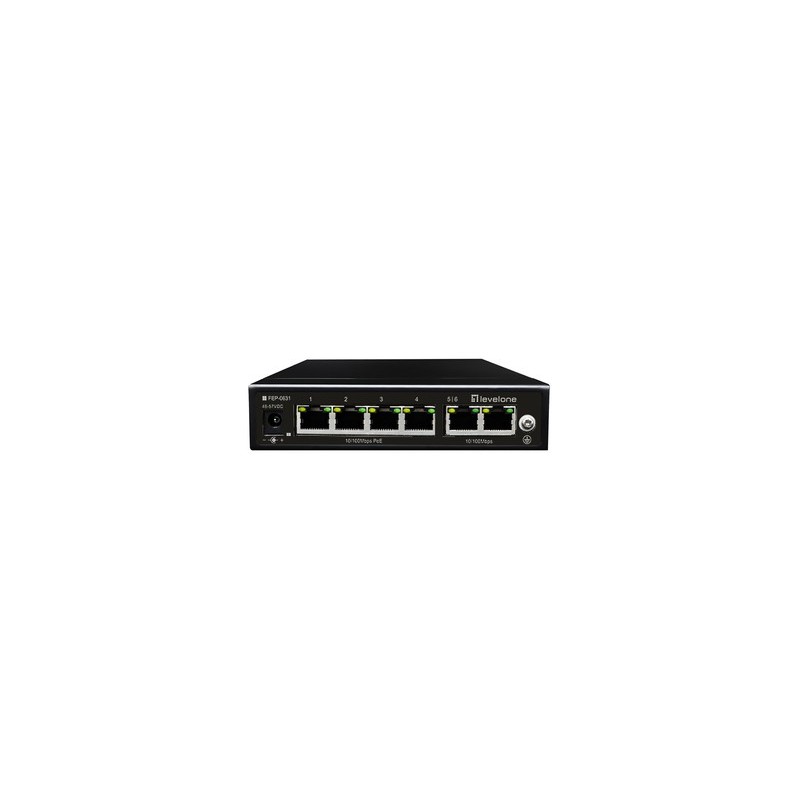 LevelOne FEP-0631 switch di rete Fast Ethernet 10/100 Supporto Powe