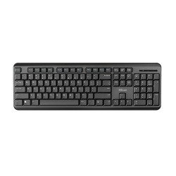 Trust TK-350 tastiera RF Wireless QWERTZ Tedesco Nero