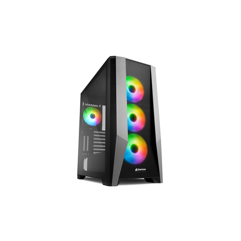 SHARKOON TG7M RGB Tower ATX House senza alimentazione 2x USB 30 mic