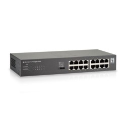 LevelOne GEU-1621 switch di rete Gigabit Ethernet 10/100/1000 Grigio