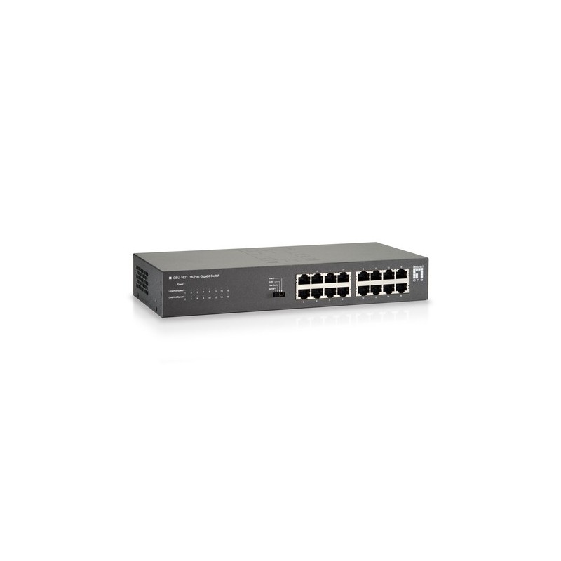 LevelOne GEU-1621 switch di rete Gigabit Ethernet 10/100/1000 Grigio