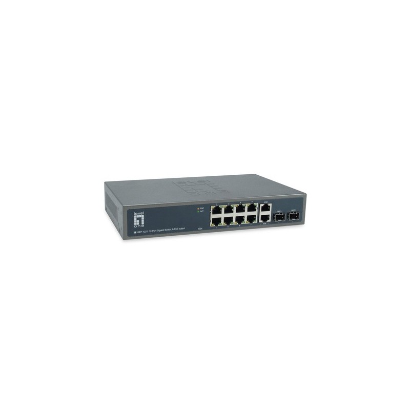 LevelOne GEP-1221 switch di rete Non gestito Gigabit Ethernet 10/100