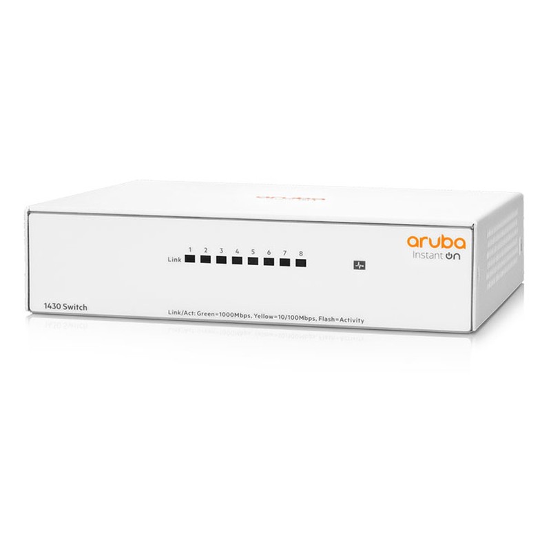 HPE Aruba Istant su 1430 8G Leventlos Unmanage Gigabit Switch UE R8R