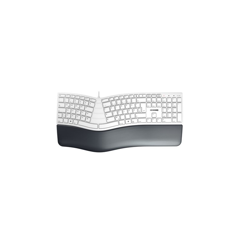 CHERRY KC 4500 ERGO tastiera USB QWERTZ Tedesco Bianco