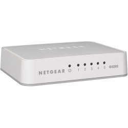 NETGEAR GS205 Non gestito Gigabit Ethernet 10/100/1000 Bianco