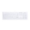 CHERRY AK-C8100F-UVS-W/GE tastiera USB QWERTZ Tedesco Bianco