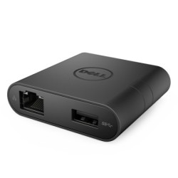 DELL DA200 Cablato USB 32 Gen 1 31 Gen 1 Type-C Nero