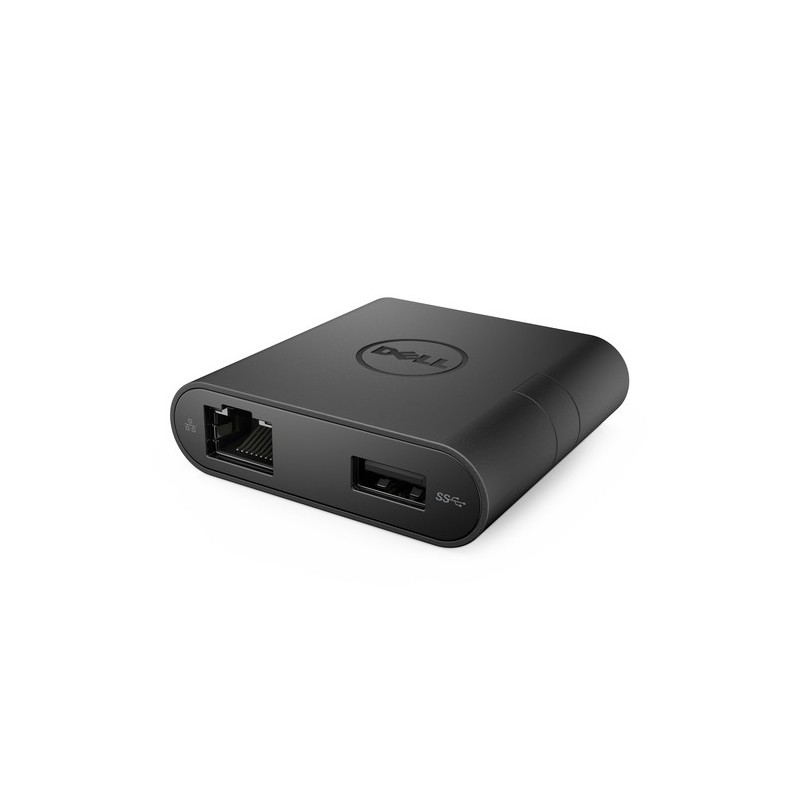 DELL DA200 Cablato USB 32 Gen 1 31 Gen 1 Type-C Nero