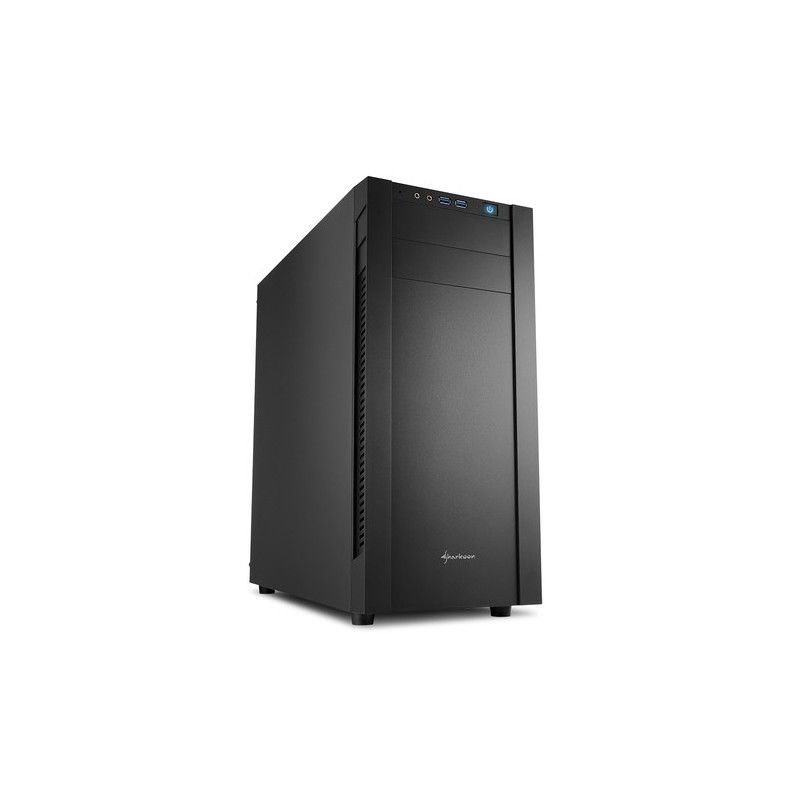 SHARKOON S25-V TOWER ATX Cappuccio senza alimentazione nero 2x USB