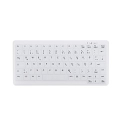 CHERRY AK-C4110 tastiera RF Wireless QWERTZ Tedesco Bianco