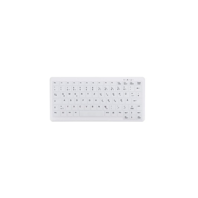 CHERRY AK-C4110 tastiera RF Wireless QWERTZ Tedesco Bianco