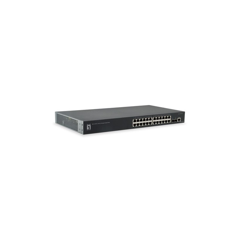 LevelOne GTL-2661 Gestito L2 Gigabit Ethernet 10/100/1000 Nero