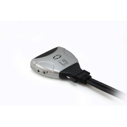 LevelOne KVM-0260 switch per keyboard-video-mouse kvm Nero Grigio