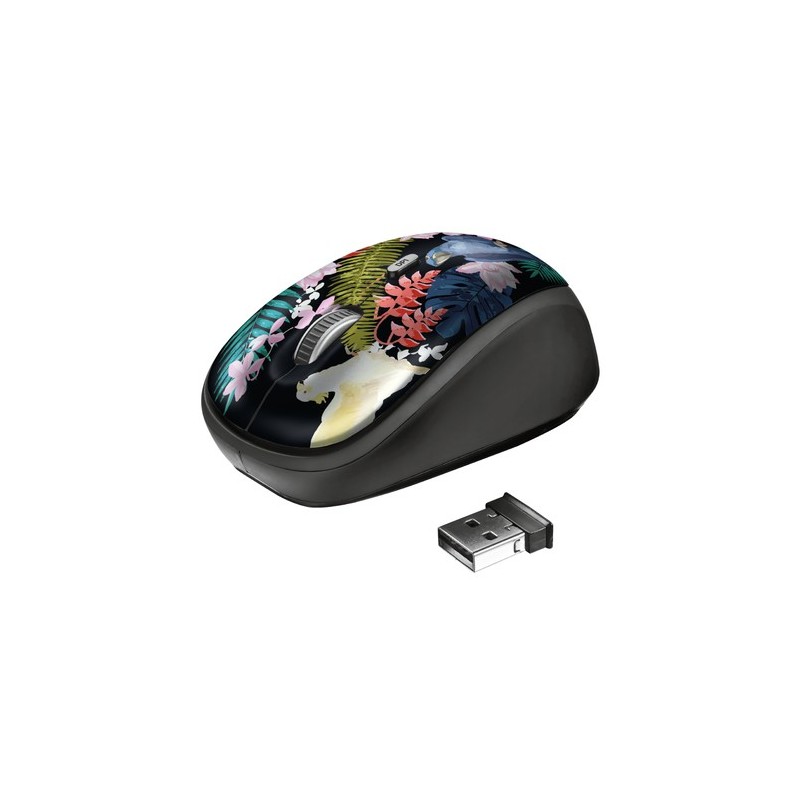 Trust Yvi mouse Ambidestro RF Wireless Ottico 1600 DPI