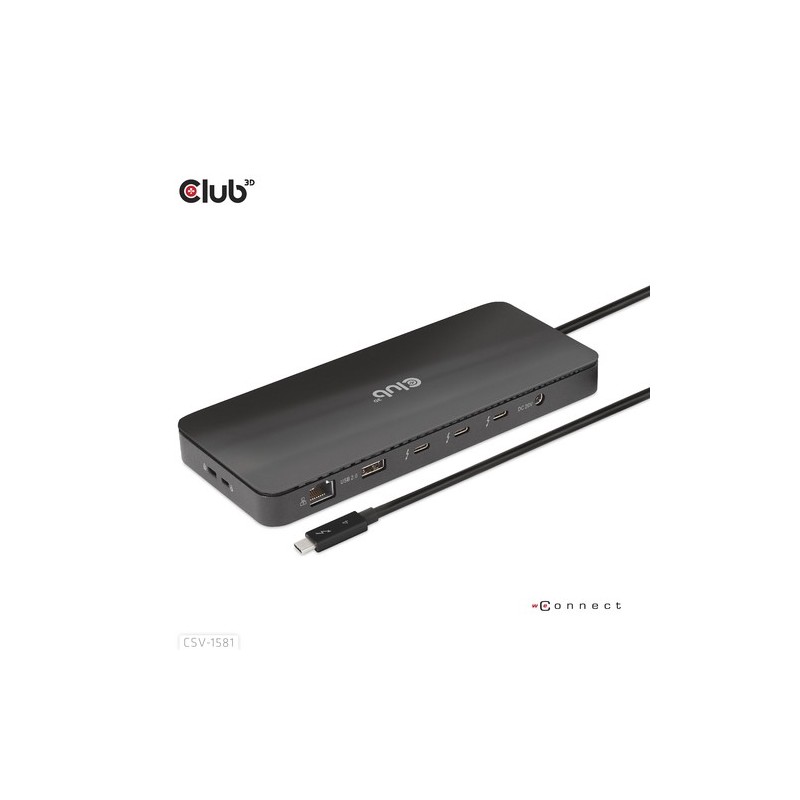 CLUB3D CSV-1581 replicatore di porte e docking station per notebook T