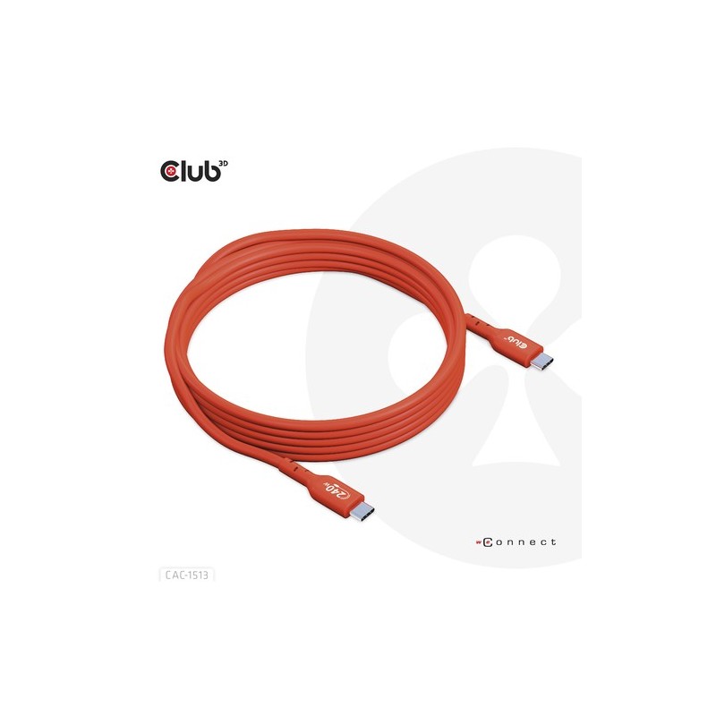 CLUB3D CAC-1513 cavo USB 3 m USB 20 USB C Arancione