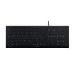 CHERRY Stream tastiera USB QWERTZ Tedesco Nero