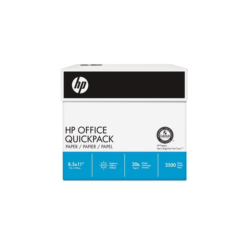 HP Confezione da 2500 fogli carta da ufficio A4/210 x 297 mm