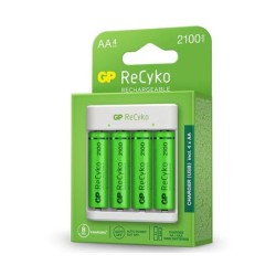 GP RECYKO USB + 4 PILA PLAS ricaricabile 2100MAH AA