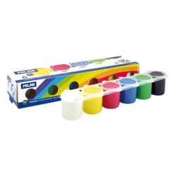 Pacchetto Milan di 6 tempera da 25 ml + 1 101 Serie - asciugatura rap