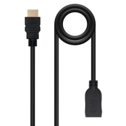 Nanocable 10151011 cavo HDMI 1 m HDMI tipo A Standard Nero