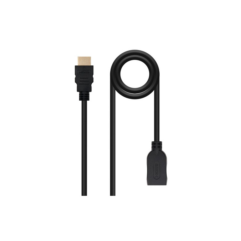 Nanocable 10151012 cavo HDMI 2 m HDMI tipo A Standard Nero