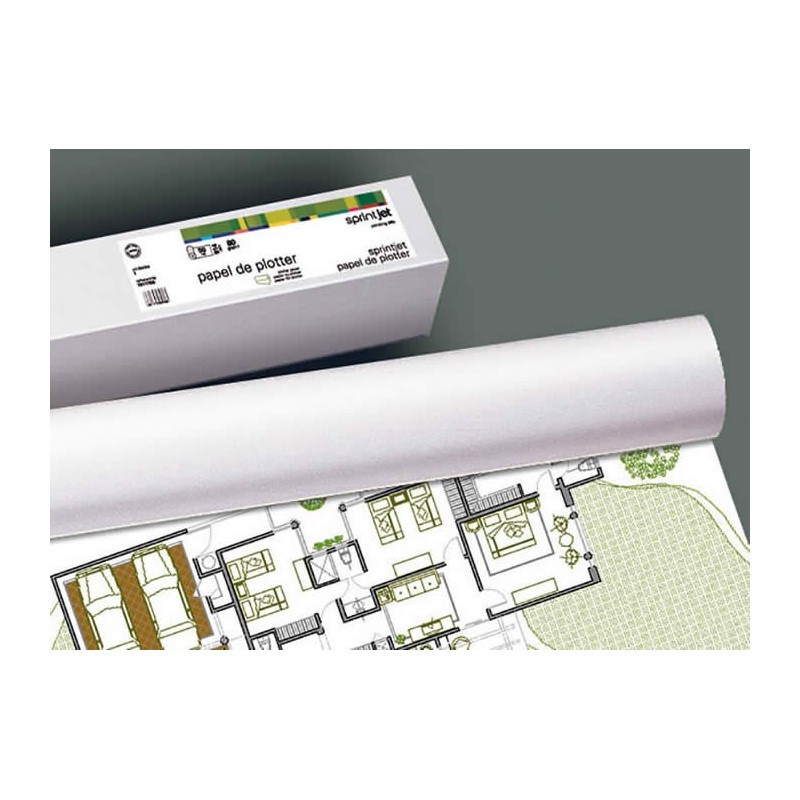 Fabrisa Plus Paper per Plotter 80GR - Misura 610mm x 50m