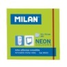 MILAN BLOC di 100 note adesive - rimovibile - 76mm x 76mm - colore ve