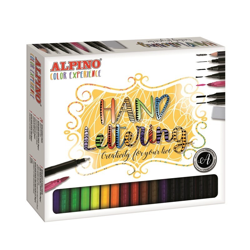 Alpine Color Experience Kit Lettere a mano con 30 unità - Include 1