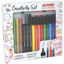 Alpine Color Experience Creative Kit di 10 Fineliner - 5 marcatori gl