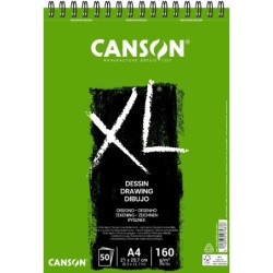 Canson XL Dessin Ligero Bloc de Dibujo con 50 Hojas A4 - Espiral Micr