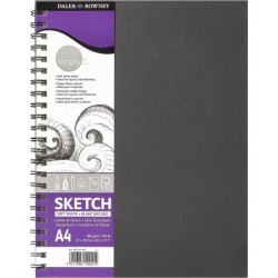 Daler Rowney semplicemente disegnando notebook A4 - copertina rigida