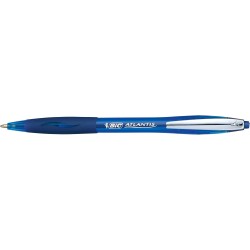 BIC Atlantis Soft Blu Penna a sfera retrattile a clip Medio 12 pz Bi