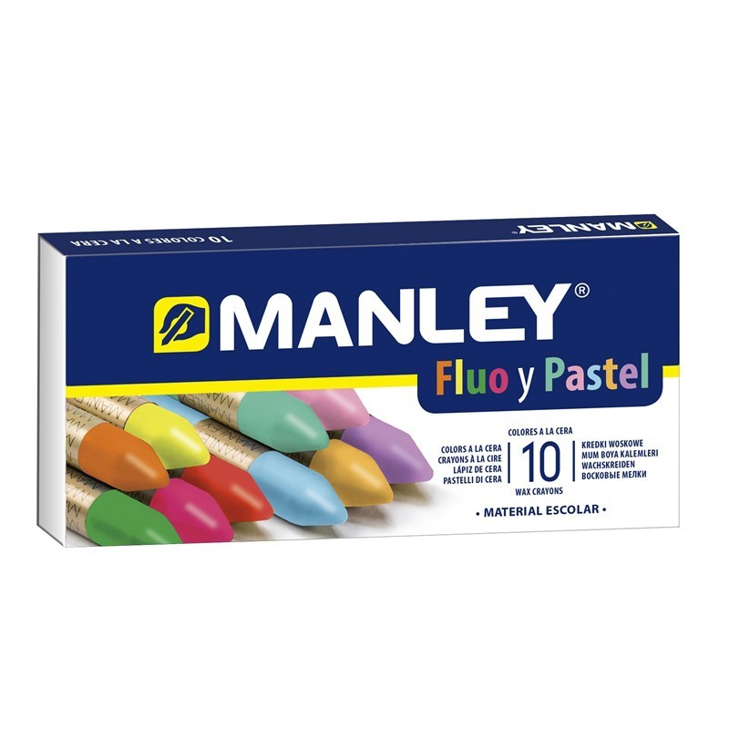 Manley Pack 10 onde Manley Colori speciali fluo+paise - cere morbid