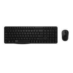 Rapoo X1800S tastiera Mouse incluso RF Wireless QWERTZ Tedesco Nero