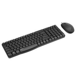 Rapoo NX1820 tastiera Mouse incluso USB QWERTZ Tedesco Nero