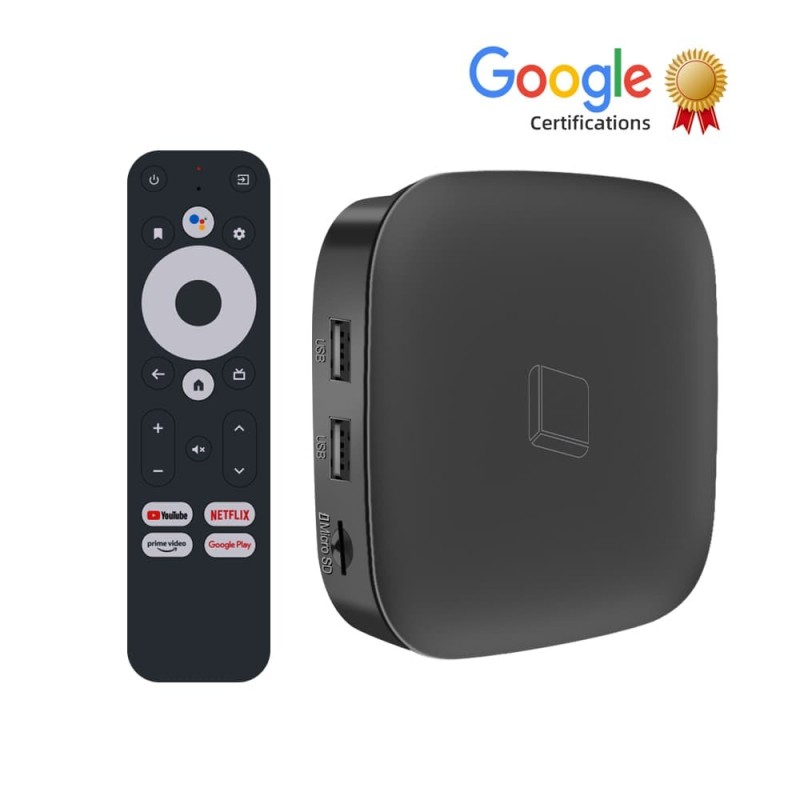 Show LeoTec GC216 Android TV Box 4K WiFi Quad Core 2GB 16GB - Certifi