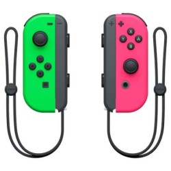 Nintendo Joy-Con Nero Verde Rosa Bluetooth Gamepad Analogico/Digita