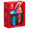 Nintendo Switch modello Oled Rosso neon/Blu neon schermo 7 pollici