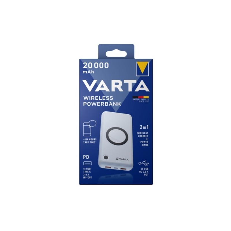 Varta 57909 101 111 batteria portatile Polimeri di litio LiPo 20000