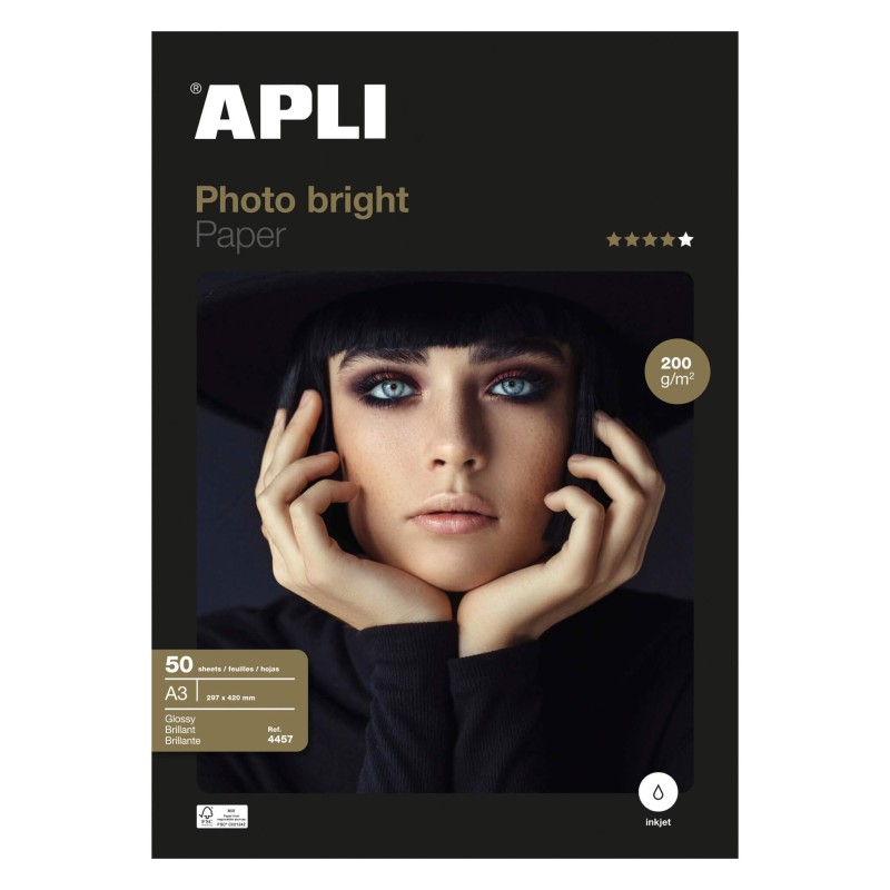 APPI Photobright Photo Paper A3 200g 50 fogli