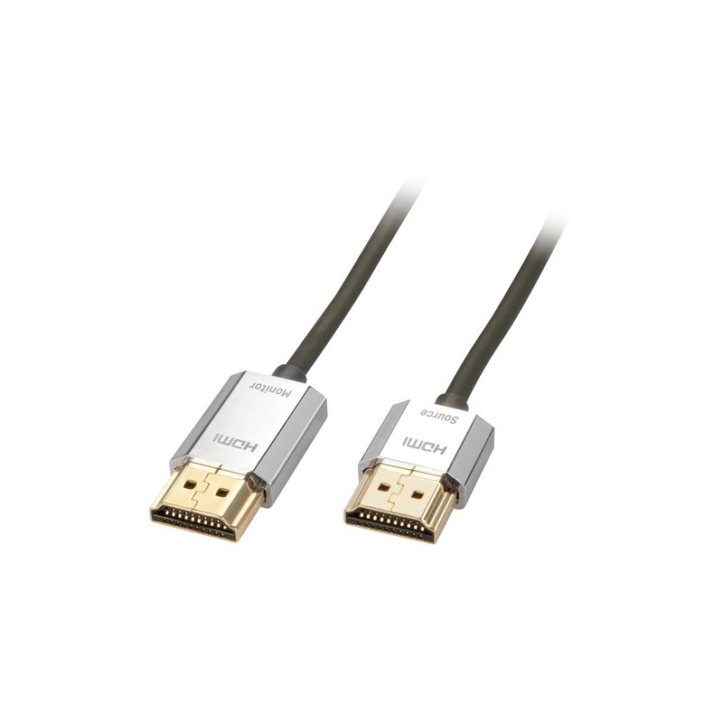 Lindy 41675 cavo HDMI 3 m HDMI tipo A Standard Grigio