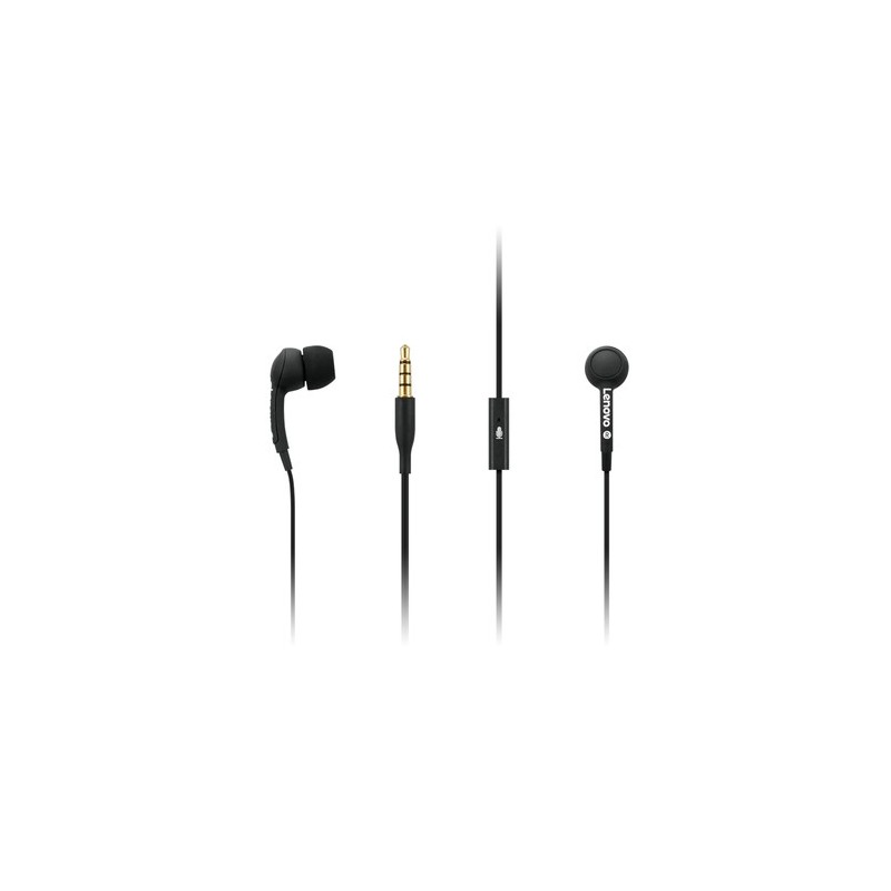 Lenovo 100 Auricolare Cablato In-ear Musica e Chiamate Nero