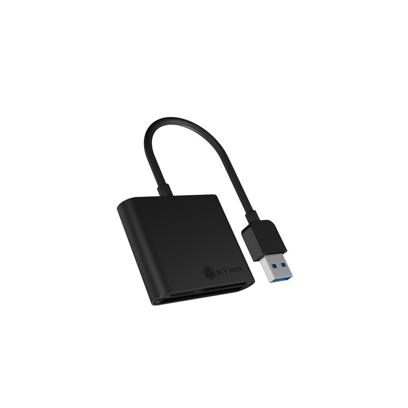 ICY BOX IB-CR301-U3 lettore di schede USB 32 Gen 1 31 Gen 1 Nero