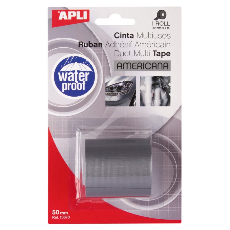 APPI Multiuses American Tape - 50mm x 5m - resistente all'acqua e int