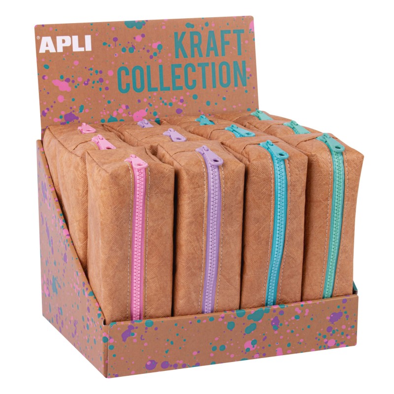 Appli Kraft Collection Espositore di 12 custodie compatte con cernier