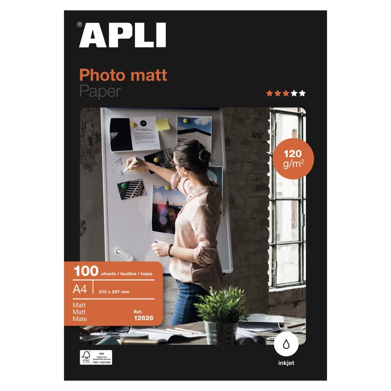 Applicare Matt Paper Matt A4 120G 100 fogli