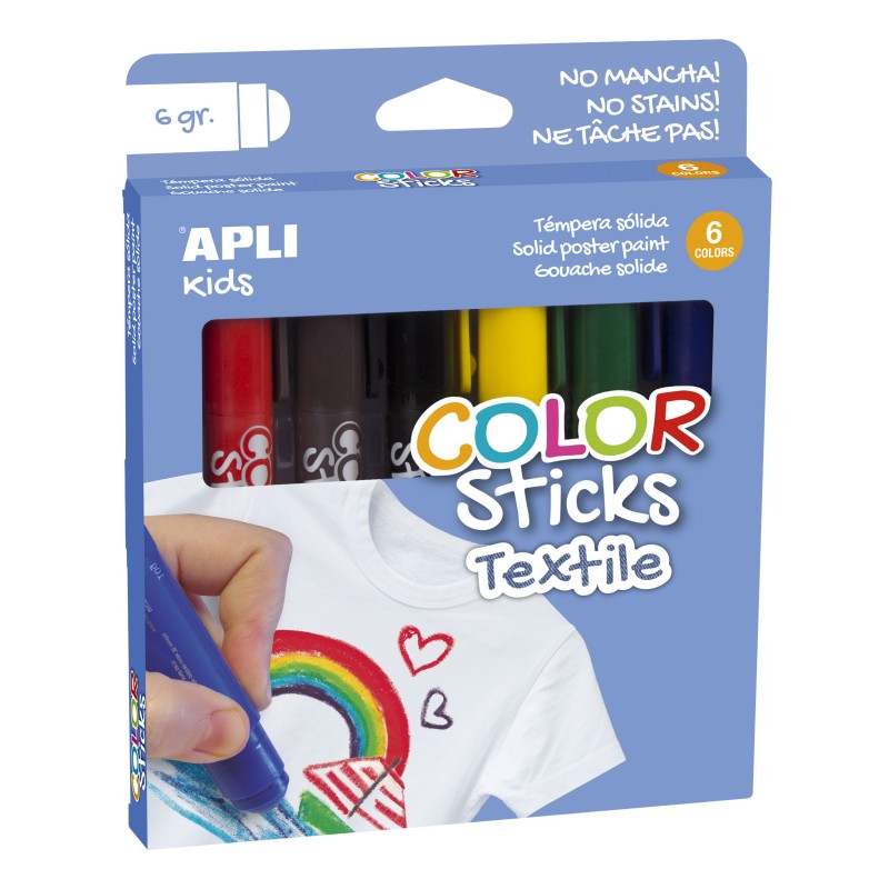 Testil di color color Appli - Pacco 6 unità di 6G - Colori assortiti